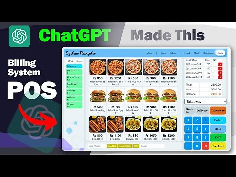 How to Create a Cloud-Based POS System Using ChatGPT AI | HTML, CSS, JS, PHP, MySQL | website
