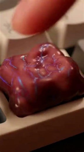 Typing on an Alien Keyboard 👽 #ASMR #Alien #Creepy #OddlySatisfying #KeyboardASMR