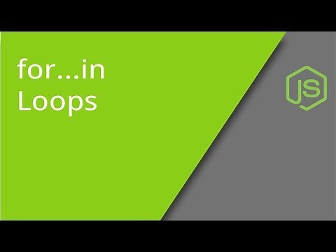 JavaScript for..in Loops
