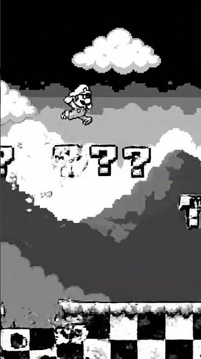 Mario in AMAZING Black and White Pixel Style with Alien Twist? #mario #alien #gameplay #2dgames