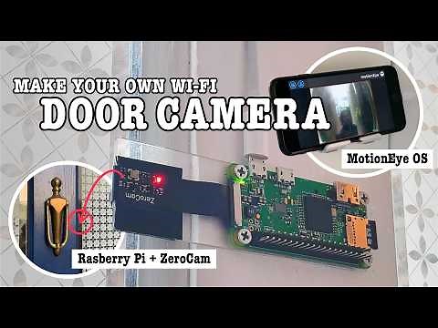 Simple WiFi entry surveillance camera - Raspberry Pi Zero + MotionEyeOS - no coding required (MacOS)
