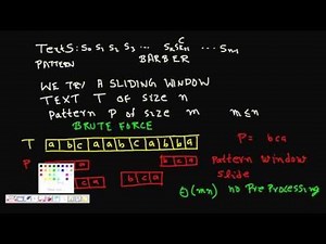 Programming Interview: String matching Boyer Moore's and Horspool Algorithm