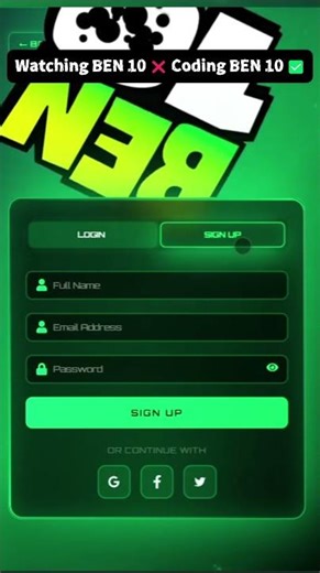 Watching Ben 10 ❌ Coding Ben 10 ✅ | Real Programmer Mindset 💻🔥