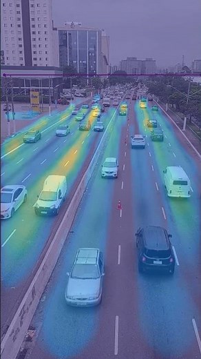 Vehicle Traffic Intensity Analysis | HeatMap Generation | Computer Vision #ai #computervision