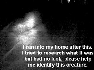 Alien Creature Attacks Man