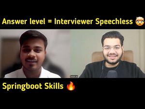 Java Spring Boot 4 Yrs Interview Experience (Tricky Questions)