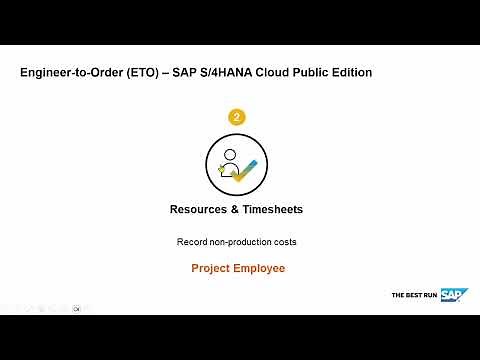 Engineer-to-Order (ETO) in S/4HANA Cloud Public Edition