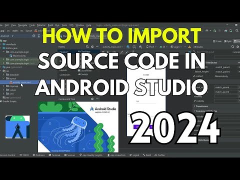 How to Import Source Code in Android Studio [2024] | Import Project in Android Studio |