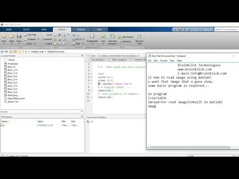 How To Run Basic Program in Matlab