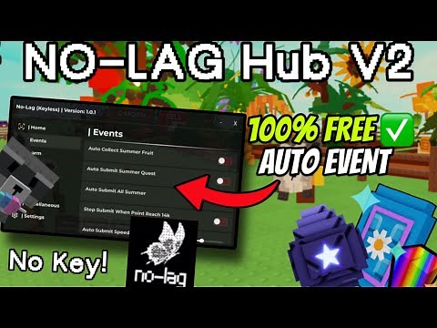 🥬New V2 roblox Grow A Garden script | No lag hub v2 is here | Best script hub in gag | auto event OP