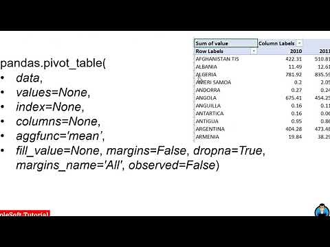 How to create a Pivot Table using Python Pandas?