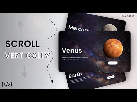 Create Unique Vertical Carousel Using HTML CSS & JS (Under 7 MINS)