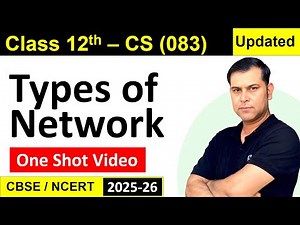 Types of Networks | Class 12 Computer Science (083) | CBSE, NCERT, RBSE | PAN, LAN, CAN, MAN, WAN