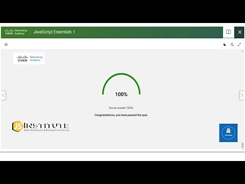 Cisco JavaScript Essential 1 Module 4 Answers | Get 100% Correct Answers For Jse 1 Module 4 |2023