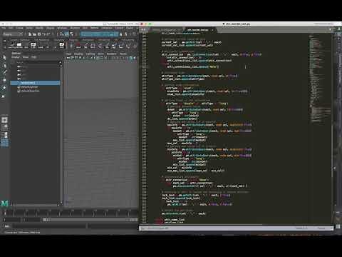 Reordering Custom Attributes in Maya with Python