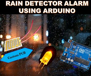 Rain Detector Alarm Using Arduino Uno