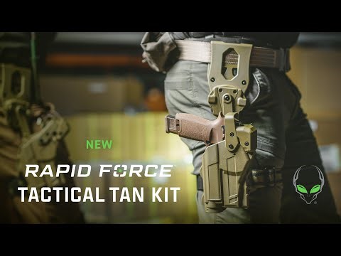 The Rapid Force Tactical Tan Kit | Alien Gear Holsters