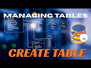 MANAGING TABLES: MySQL CREATE TABLE
