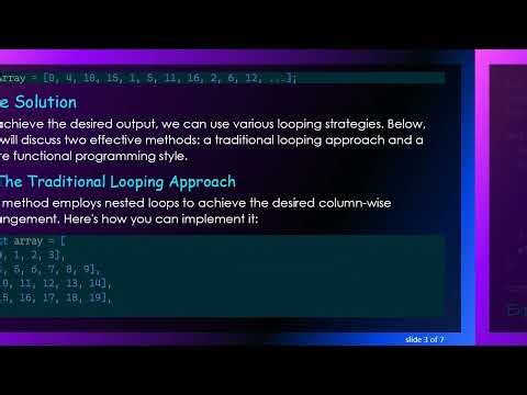Looping through array of arrays (subarray) in JavaScript