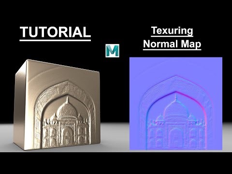 Maya How To Add A Normal Map #3dmodeling #mayatutorial