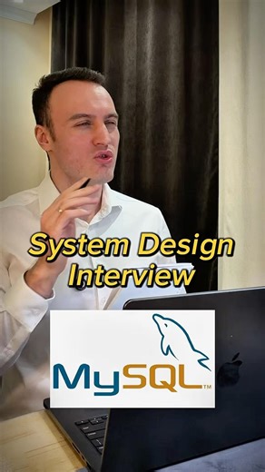 System Design Interview - MySQL 🔥 #mysql #sql #developer #systemdesign #software