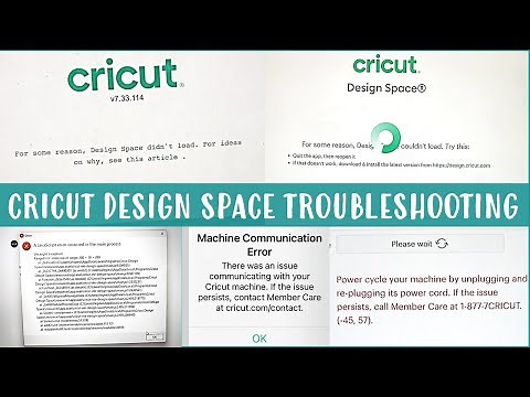 SOLVED: Fix Common Cricut Design Space Software Errors | Troubleshooting Guide for Windows Users
