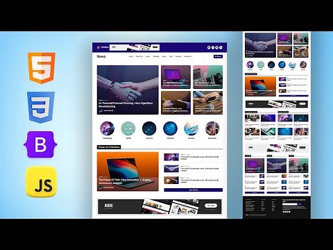 How to Create a Personal Blog Website from Scratch Using HTML, CSS & JavaScript