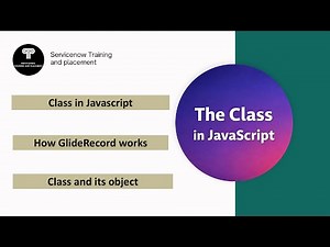 JavaScript Class Concept for ServiceNow
