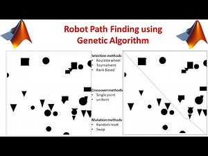 Robot Path Finding using Genetic Algorithm || Optimization using GA
