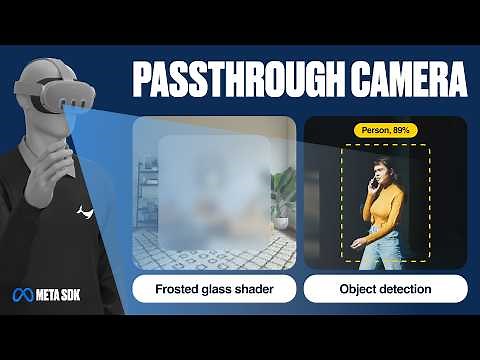 Meta Quest Passthrough Camera Access - Color Picker, Object Detection, QR Code, Frosted Glass & more