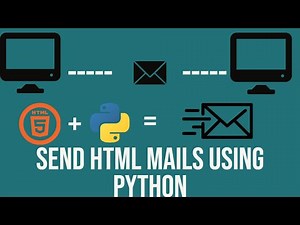 How to send HTML Emails using Python || smtplib