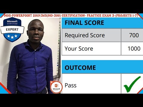 MOS PowerPoint 365 & 2019 Practice Exam 3 | Final Prep for MO-300 Certification Success!