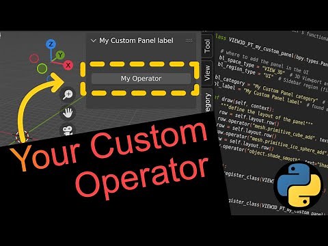 Blender Python scripting: Creating custom operators from scratch