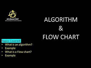 What is an Algorithm and Flowchart| Lec 7| C Programming Language| BhanuPriya