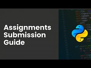 Assignments submission guide