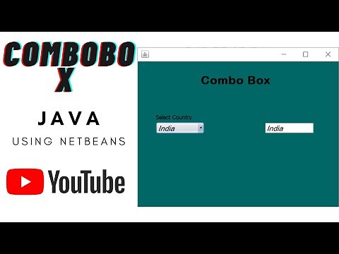How to make and use a Combo Box in Java Netbeans | to get selected value from jComboBox in java.
