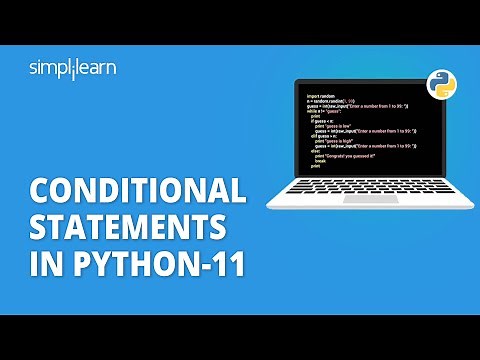 Conditional Statements In Python-11 | Python If Else Elif Statements | Python Tutorial |Simplilearn