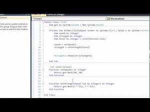 Function Tutorial - VB.Net - Create an Enemy (Pt 2)