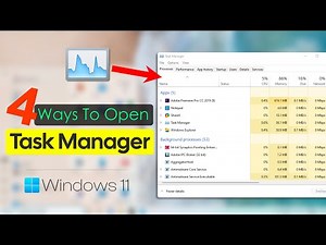 How to Open Task Manager in Windows 11 | 4 Methods