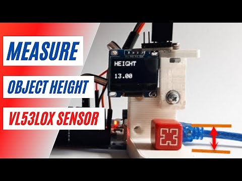 Arduino Height Measuring Using VL53L0X Laser Sensor