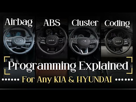 Any Programming on Hyundai & KIA Explained | Airbag, ABS/ESP & Cluster Modules programming