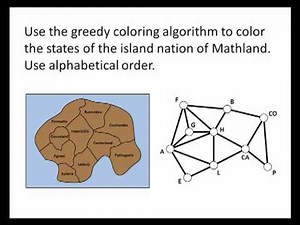 Math for Liberal Studies: The Greedy Coloring Algorithm
