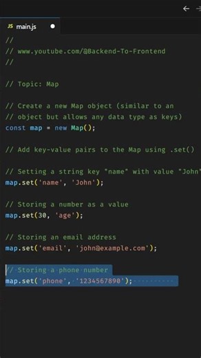 JavaScript Map in 30 Seconds! 🔥 #coding