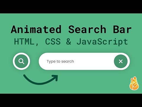 Animated Search Bar with HTML, CSS, & JavaScript | Interactive and Engaging UI
