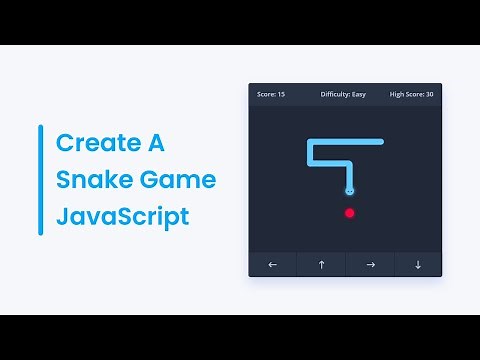 🐍 Create A Snake Game in HTML CSS & JavaScript | JavaScript Game Tutorial