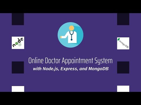How to Make Online Doctor Appointment Booking Website in Node.js Express.js & MongoDB