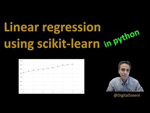45 - Linear regression using Sci-Kit Learn in Python