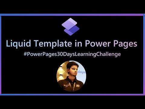 Liquid Template Code in Power Pages | Basics of Liquid Code | Get Started with Liquid in Portals