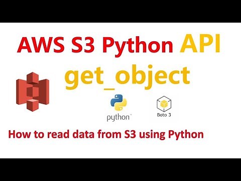 How to Read Data from S3 using Python (Boto3) API | get_object method | Hands on Demo
