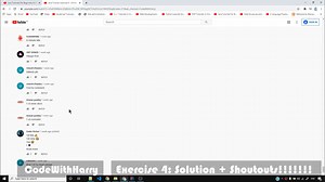 Java Exercise 4 Solution & Shoutouts!